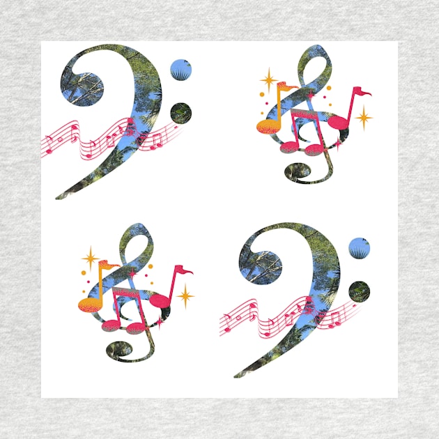 Musical notes by Avivacreations